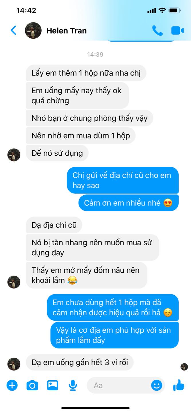 Feedback tích cực về viên uống Hanvely